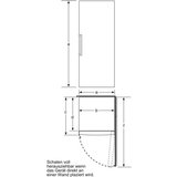 BOSCH Gefrierschrank GSN54AWCV, 176 cm hoch, 70 cm breit, Freistehend, 176 x 70 cm, Weiß
